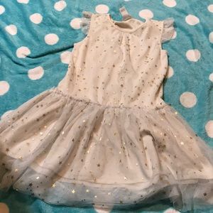 Stared dress with a little tutu on bottom